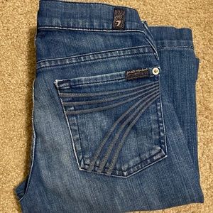 Seven for all man kind size 23 mildly worn